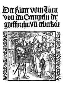 Titelseite des Buches des Ritters vom Turm, um 1495 von Albrecht Dürer