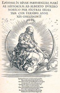 Titelseite des Lebens der Jungfrau, 1511 1906 von Albrecht Dürer