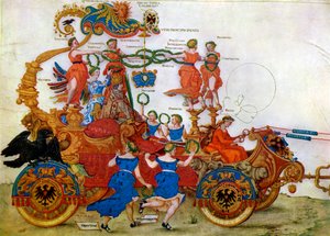 Triumphwagen des Kaisers Maximilian I., 16. Jahrhundert von Albrecht Dürer