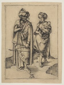 Türkische Familie, ca. 1496 von Albrecht Dürer