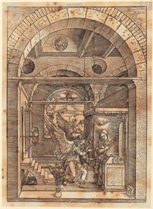 Verlobung Mariens, Blatt 7 der Folge "Das Marienleben" von Albrecht Dürer