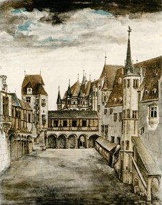 Ansicht des Burghofs