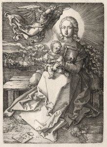 Jungfrau von einem Engel gekrönt, 1520