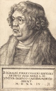 Willibald Pirckheimer, 1524 von Albrecht Dürer