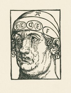Caput pysicum - Kopf für das Studium der Phrenologie von Albrecht Dürer or Duerer