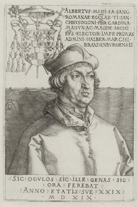 Kardinal Albrecht von Brandenburg von Albrecht Dürer