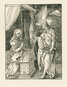 Christus erscheint seiner Mutter von Albrecht Dürer or Duerer