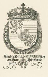 Wappen von Ferdinand I., König von Böhmen und Ungarn von Albrecht Dürer or Duerer