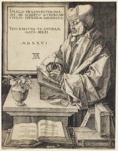 Erasmus von Rotterdam von Albrecht Dürer