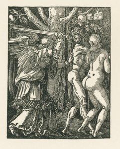 Vertreibung aus dem Paradies von Albrecht Dürer or Duerer