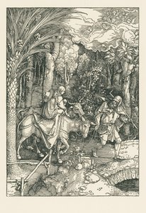 Flucht nach Ägypten, um 1504 von Albrecht Dürer or Duerer