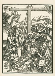 Beweinung Christi, um 1500 von Albrecht Dürer or Duerer