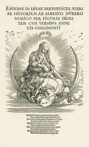 Maria mit Kind in der Herrlichkeit von Albrecht Dürer or Duerer
