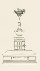 Monumentale Säule für einen Trunkenbold von Albrecht Dürer or Duerer