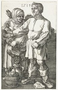 Bauernpaar auf dem Markt