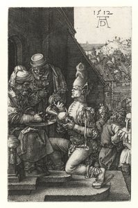 Pilatus wäscht seine Hände, 1512 von Albrecht Dürer