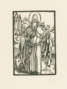 Heiliger Antonius der Große von Albrecht Dürer or Duerer
