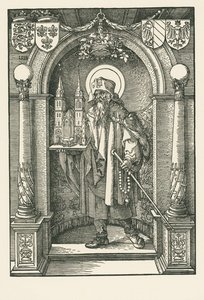 Heiliger Sebald in der Nische von Albrecht Dürer or Duerer