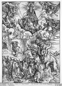 Szene aus der Apokalypse, Der siebenköpfige und zehnhörnige Drache