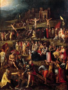 Szenen aus der Passion, nach einer Zeichnung von Albrecht Dürer, flämische Malerei (16. Jahrhundert)