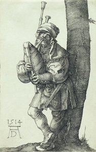 Der Dudelsackspieler von Albrecht Dürer