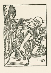 Die Taufe Christi im Fluss Jordan von Albrecht Dürer or Duerer