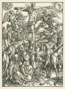Die Kreuzigung, um 1498 von Albrecht Dürer or Duerer