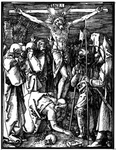Die Kreuzigung, aus Die Kleine Passion, ca. 1509-11 von Albrecht Dürer