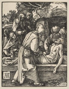 Die Kreuzabnahme, aus der Kleinen Passion, um 1509 von Albrecht Dürer