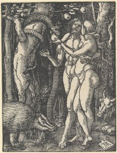 Der Sündenfall, aus "Die Kleine Passion" von Albrecht Dürer