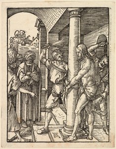 Die Geißelung, 1509-11 von Albrecht Dürer