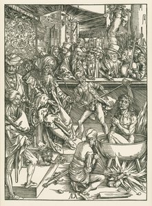 Das Martyrium des Heiligen Johannes des Evangelisten von Albrecht Dürer or Duerer