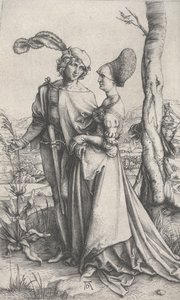 Die Promenade, ca. 1496-1497 (Gravur) von Albrecht Dürer
