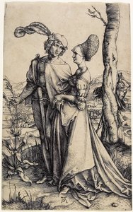 Die Promenade, ca. 1496 von Albrecht Dürer