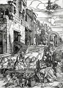 Die Rast auf der Flucht nach Ägypten, aus der Serie 
