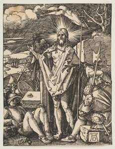 Die Auferstehung, aus der Kleinen Passion, ca. 1510