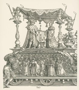 Der kleine Triumphwagen oder Die burgundische Hochzeit von Albrecht Dürer or Duerer