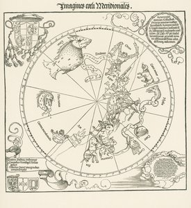 Die südliche Hemisphäre des Himmelsglobus von Albrecht Dürer or Duerer