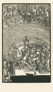 Das Theater, um 1492-93 von Albrecht Dürer or Duerer