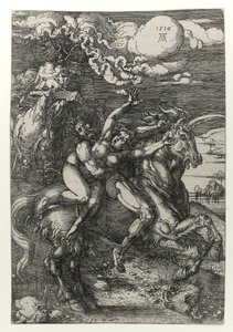 Die Entführung auf dem Einhorn von Albrecht Dürer