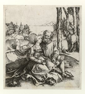 Das ungleiche Paar, ca. 1495 von Albrecht Dürer