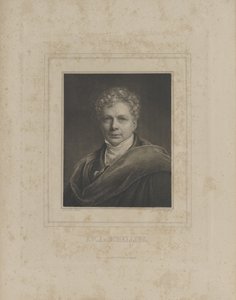Friedrich Wilhelm Joseph Schelling 1775-1854, ca. 1840 von Albrecht Fürchtegott Schultheiss