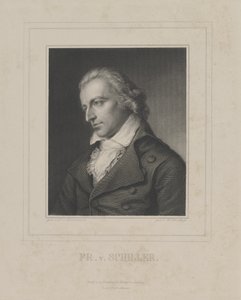 Porträt von Friedrich von Schiller 1759-1805, ca. 1840