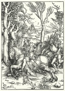 Der Ritter und der Landsknecht von Albrecht Dürer