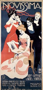 Werbeplakat für Novissima, Kunst- und Literaturmagazin, ca. 1920 von Aleardo Terzi