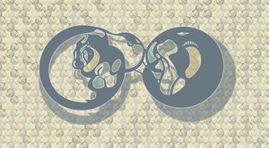 Abstrakte Katzenunendlichkeit von Alejandra Winkhaus