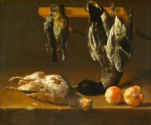 Stillleben mit Geflügel und Granatäpfeln, ca. 1620-1640