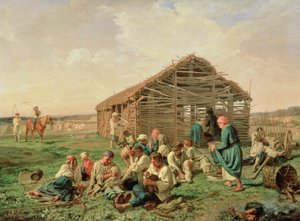 Ruhe während der Heuernte, 1861