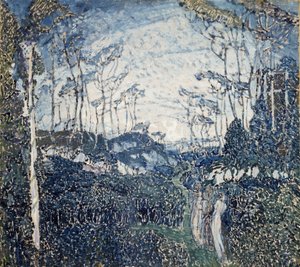 Im Park von Aleksandr Jakovlevic Golovin