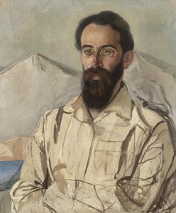 Porträt von Friedrich Eduardovich Krimmer von Aleksandr Jakovlevic Golovin